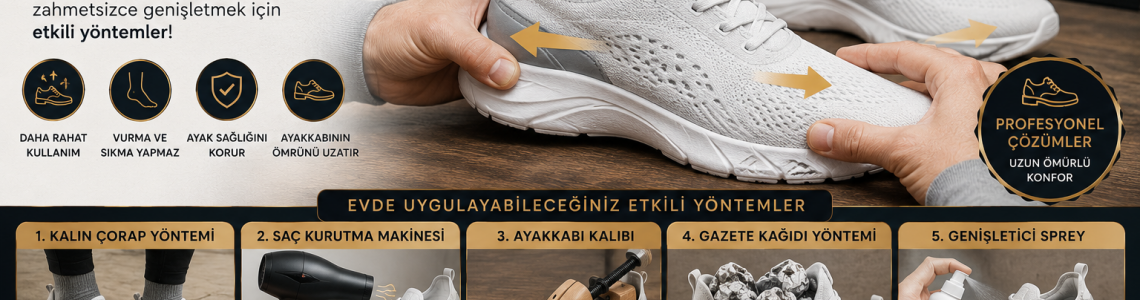 Spor Ayakkabı Nasıl Genişletilir? Evde ve Profesyonel Çözümler