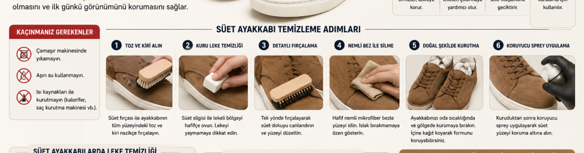 Süet Ayakkabı Nasıl Temizlenir? Etkili ve Güvenli Temizleme Yöntemleri