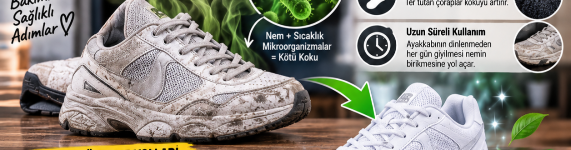Ayakkabı Neden Koku Yapar? | Ayakkabı Kokusu Nasıl Giderilir?