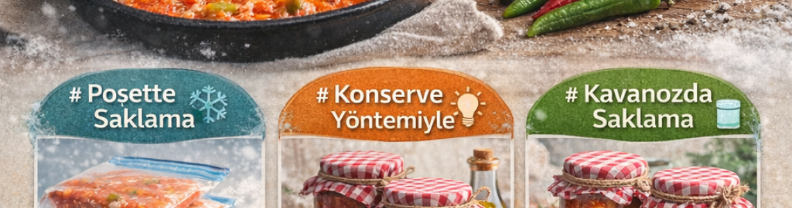 Kışlık Menemen Nasıl Yapılır? Evde Pratik ve Uzun Ömürlü Menemen Hazırlama Rehberi