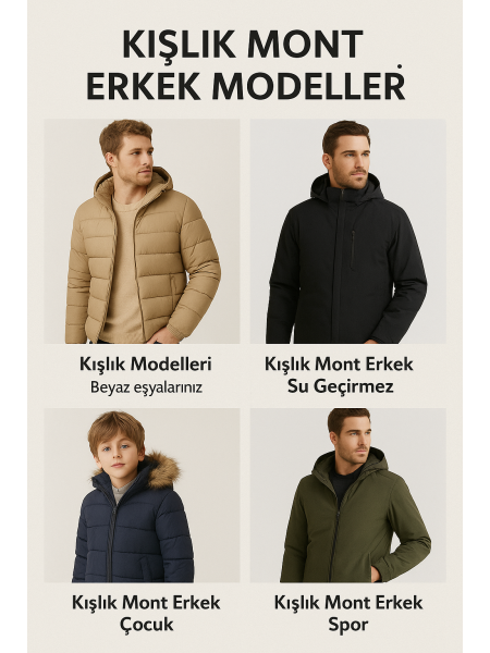 Kışlık Mont Erkek Modelleri – Soğuk Günler İçin Şıklık ve Konfor Kışlık Mont Erkek Modelleri – Soğuk Günler İçin Şıklık ve Konfor