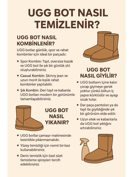 UGG Bot Nasıl Temizlenir? UGG Bot Nasıl Temizlenir?