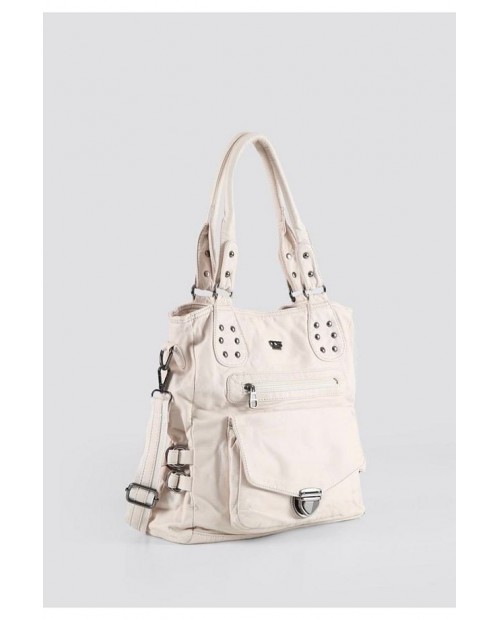 Asin Bej Cilt Omuz Çantası