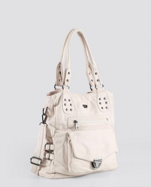 Asin Bej Cilt Omuz Çantası