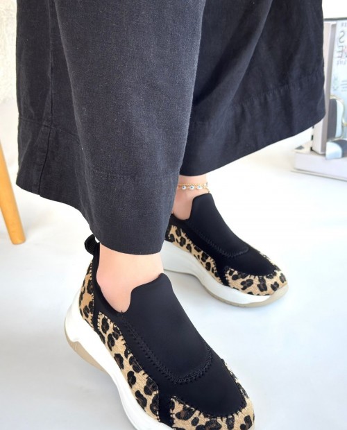 Kendy Leopar Süet Spor Ayakkabı