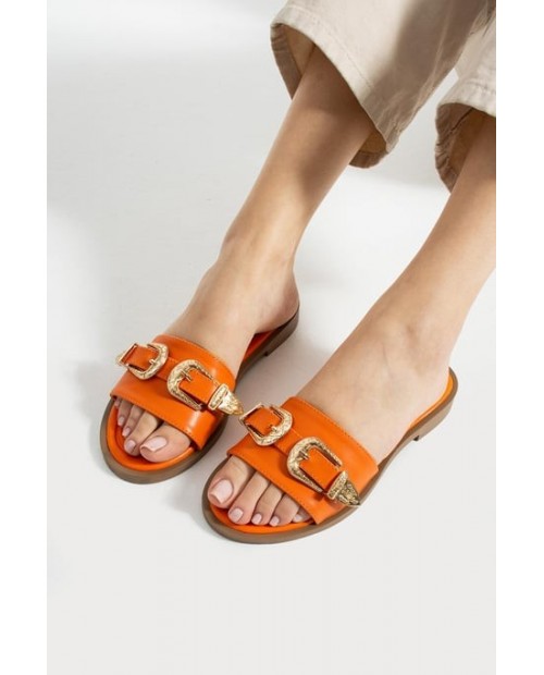 Sene Turuncu Cilt Terlik