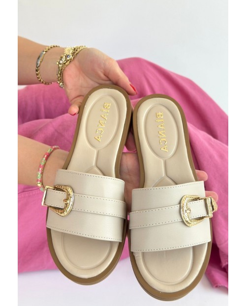 Orja Bej Cilt Terlik