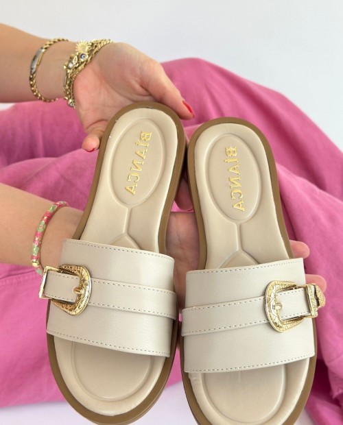 Orja Bej Cilt Terlik