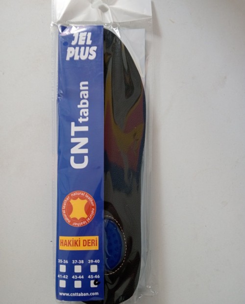 Hakiki Deri Ortopedik Tabanlık Jel Plus – Lüks Konfor, Maksimum Destek!