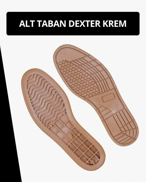 Dexter Krem Hazır Ayakkabı Alt Taban Kauçuk
