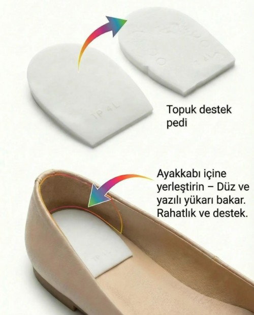 Ayakkabı Küçültme Pedi – Büyük Gelen Ayakkabılar İçin Konforlu ve Kaydırmaz Destek