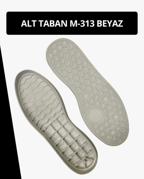 M-313 beyaz Hazır Ayakkabı Alt Taban Kauçuk
