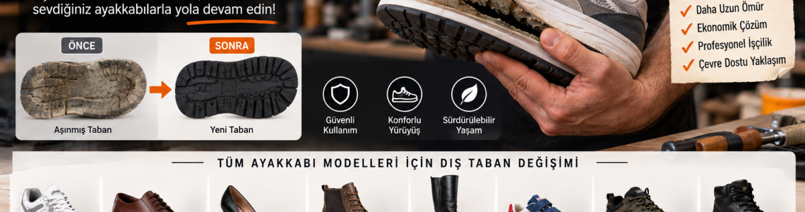 Ayakkabı Dış Tabanı Değiştirme: Aşınmış Tabanlar Yenilenebilir mi?