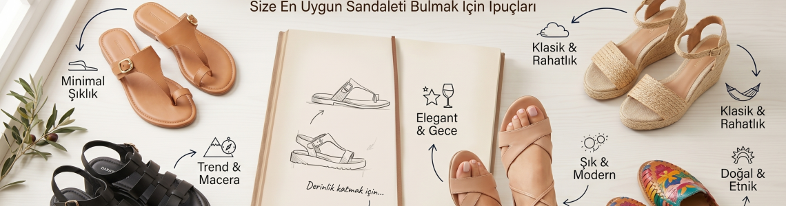 Kadın Sandalet Modelleri | Rahat ve Şık Yazlık Sandaletler