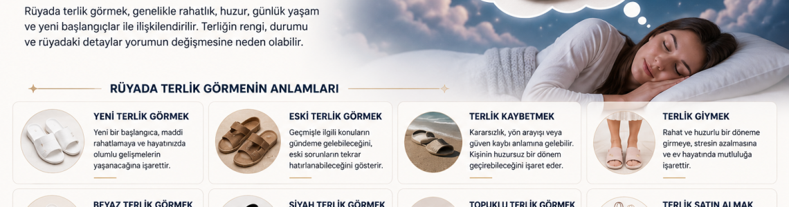 Rüyada Terlik Görmek Ne Anlama Gelir? Detaylı Rüya Yorumu