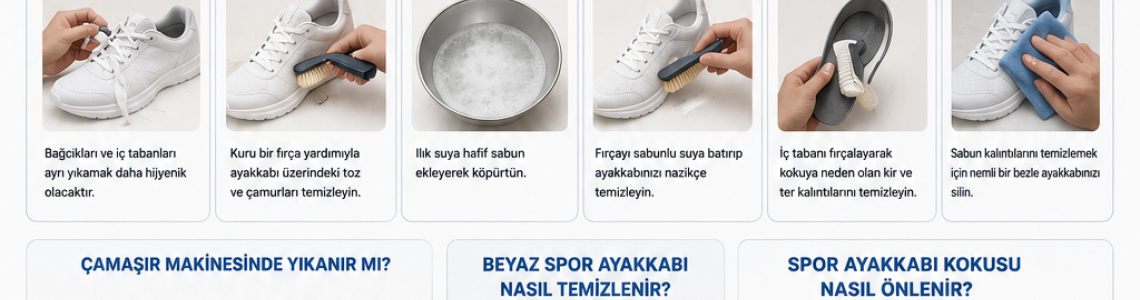 Spor Ayakkabı Nasıl Yıkanır? Doğru Temizleme Yöntemleri