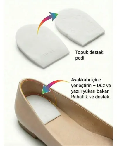Ayakkabı Küçültme Pedi – Büyük Gelen Ayakkabılar İçin Konforlu ve Kaydırmaz Destek